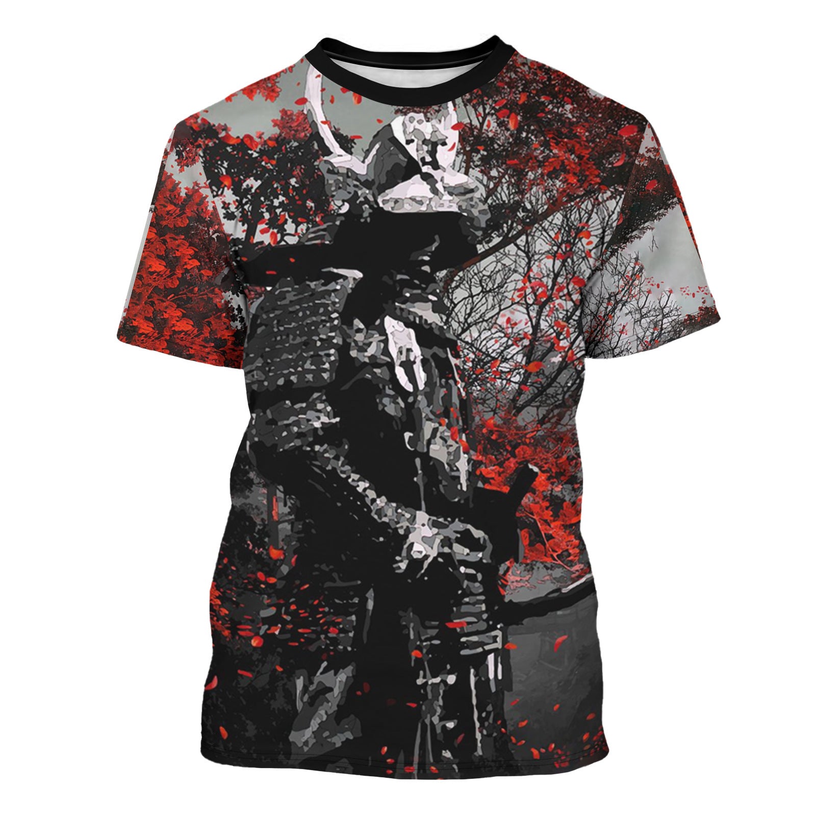 Versatile Men's Casual 3D Printed Short Sleeves