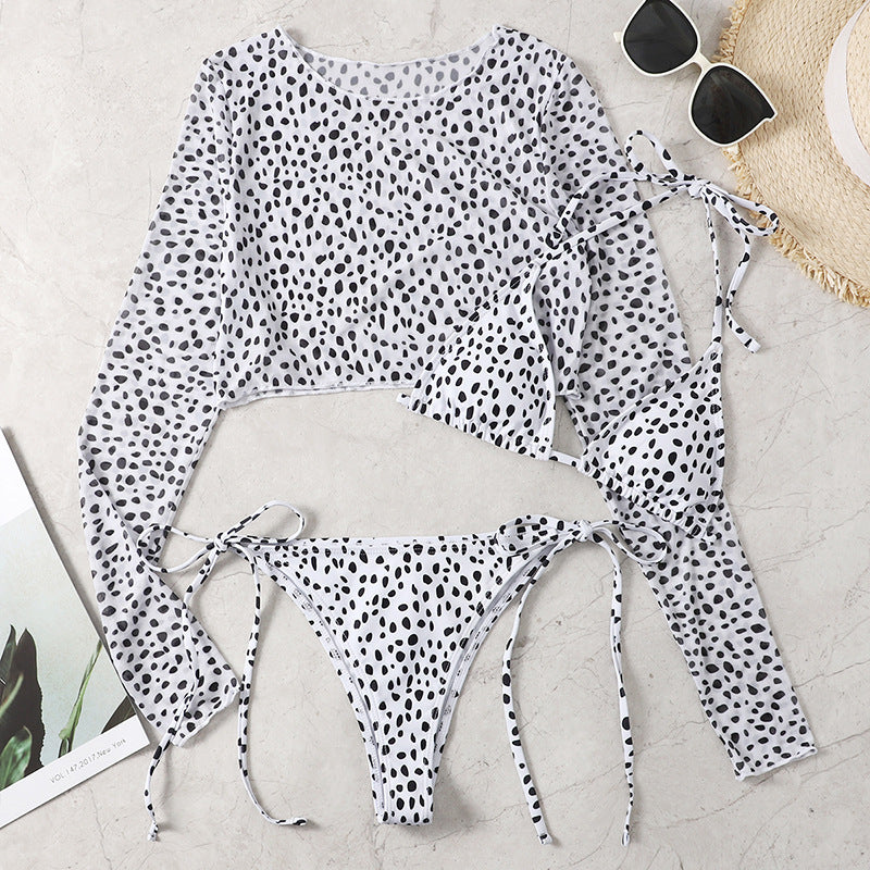 New Swimsuit Long Sleeve Mesh Coat For Ladies
