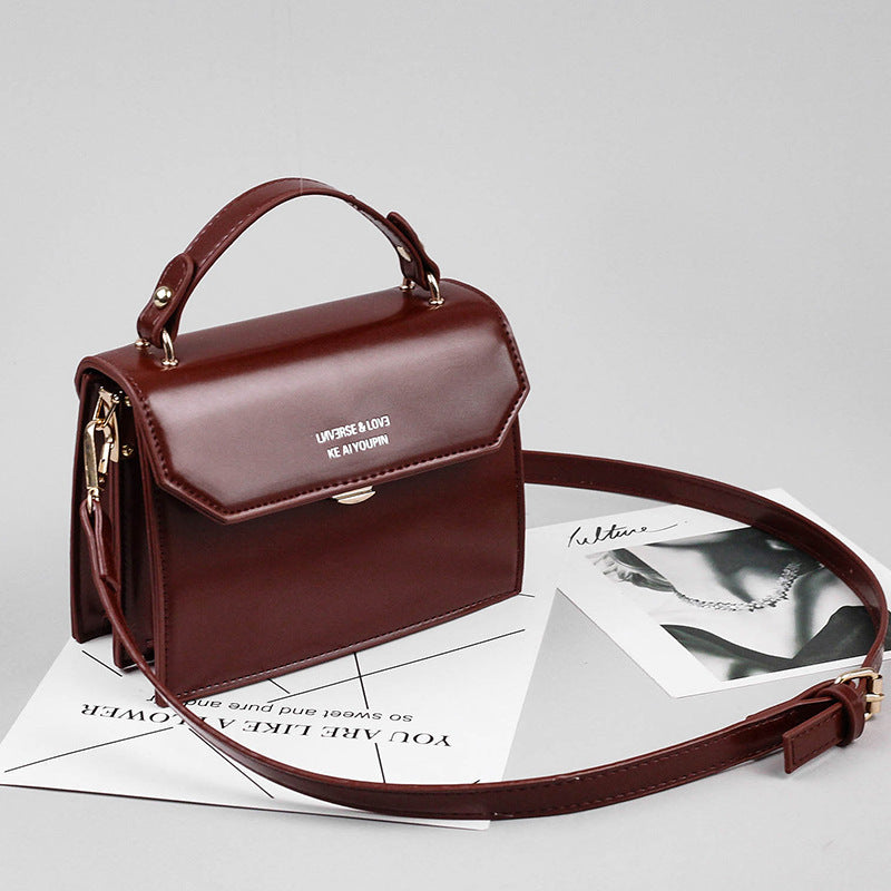 Messenger Bag Fashion All-match Small Black Bag