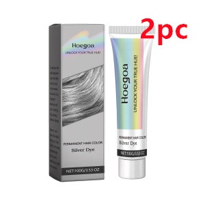 Hoegoa Grey Hair Cream Provides Long-lasting Nourishment And Plant Extracts For Hair Care, Trendy Hair Coloring And Hair Styling Agents