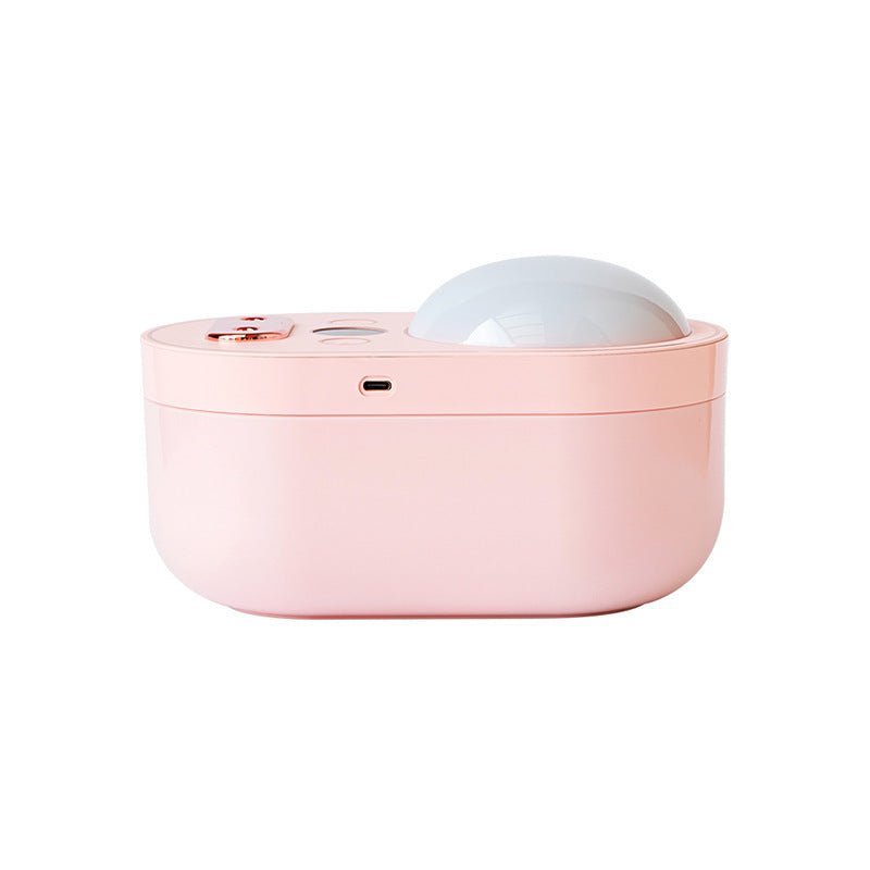Double spray projection humidifier