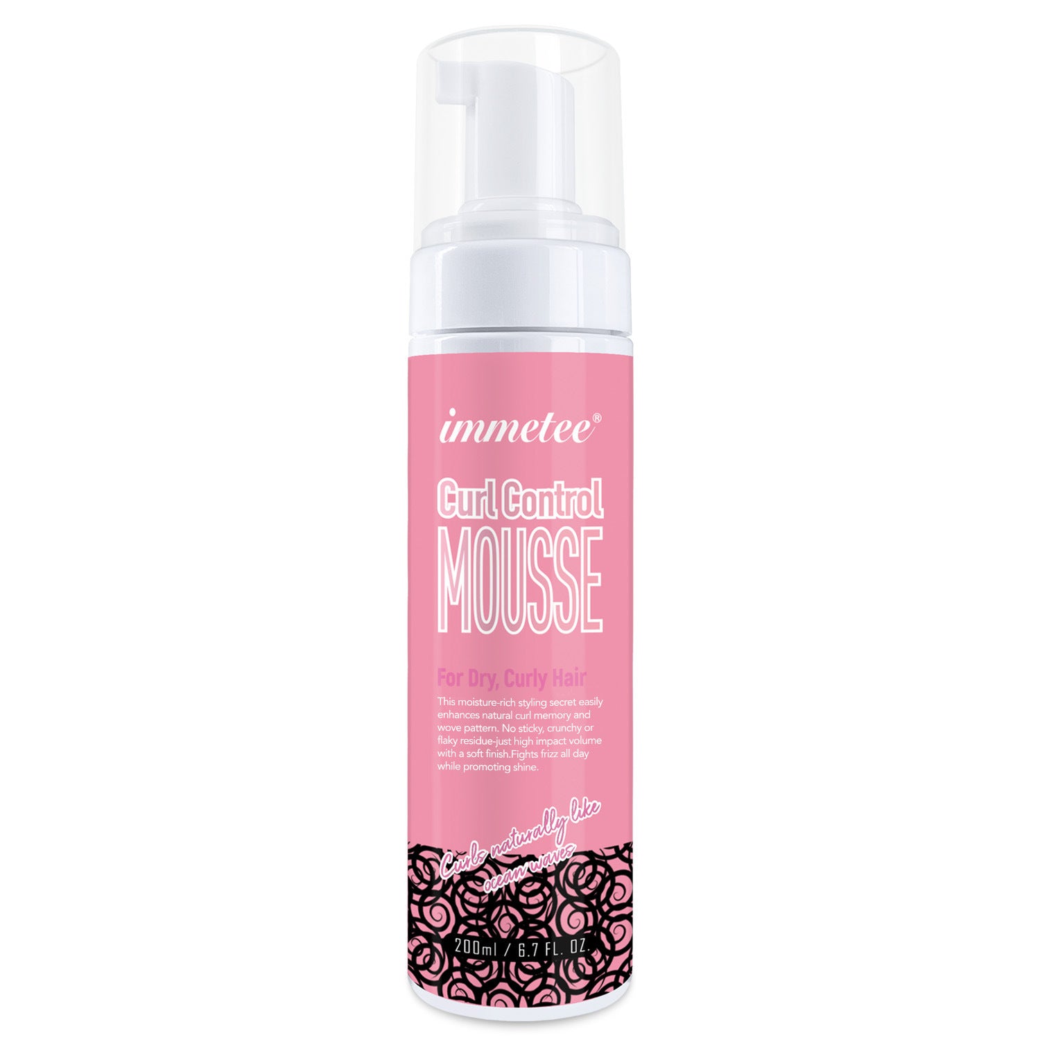 Curly Hair Shaping Mousse Moisturizing And Scalding Hair Care Elastin Bubble Mousse