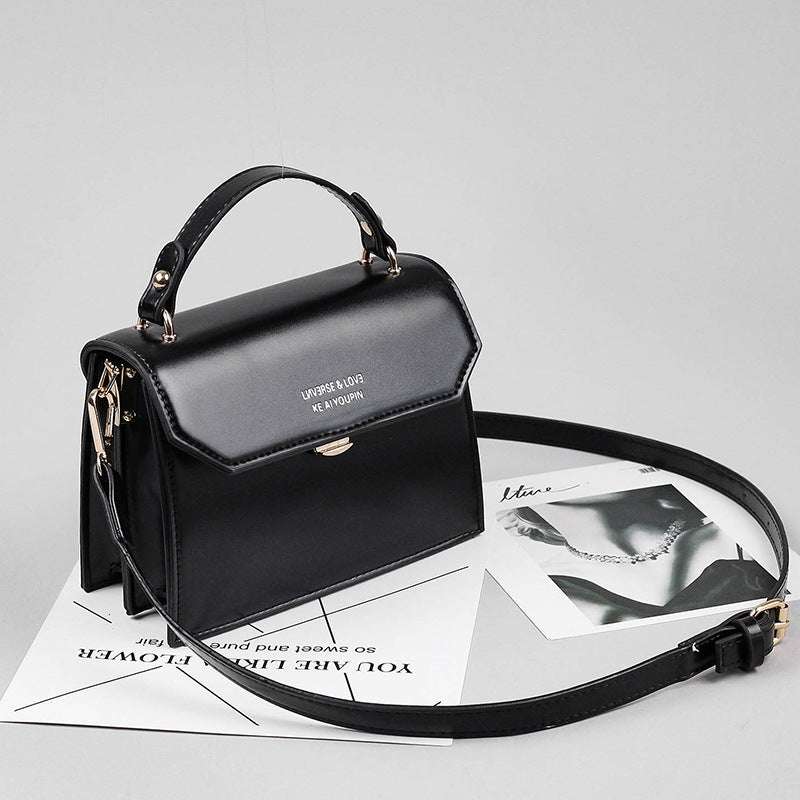 Messenger Bag Fashion All-match Small Black Bag